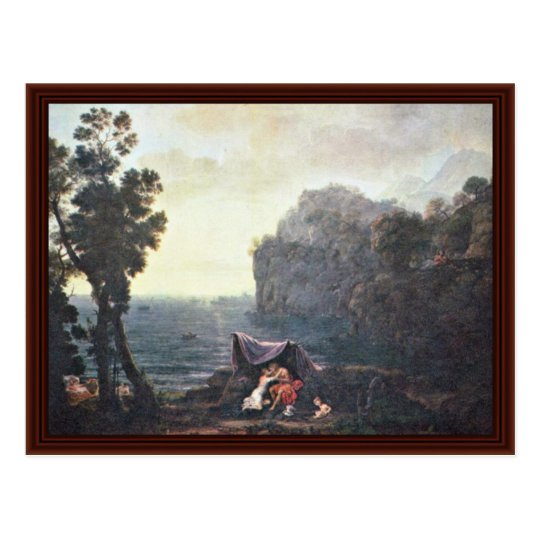 Acis And Galatea By Lorrain Claude Postcard