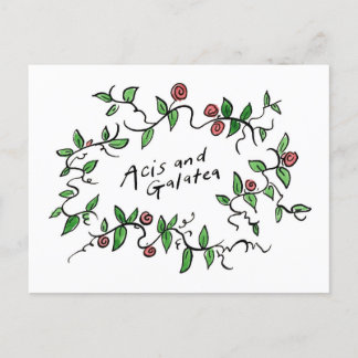 Acis and Galatea Postcard