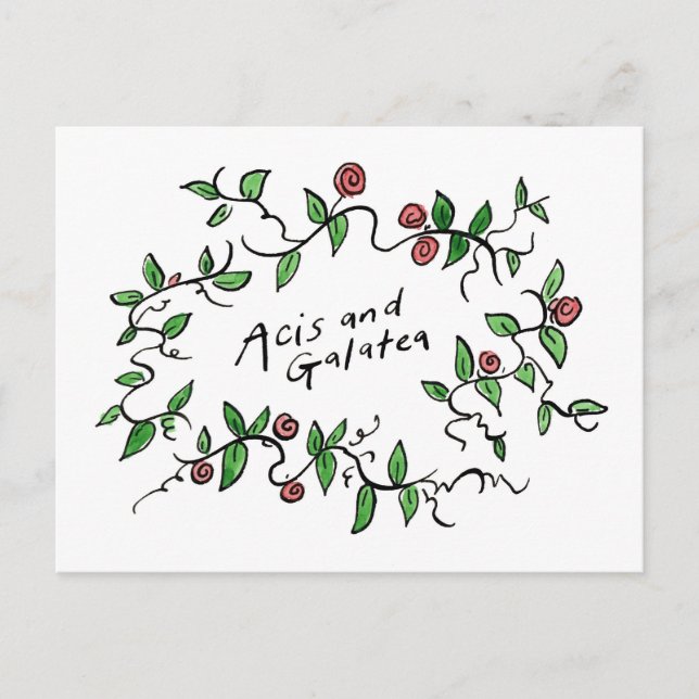 Acis and Galatea Postcard (Front)