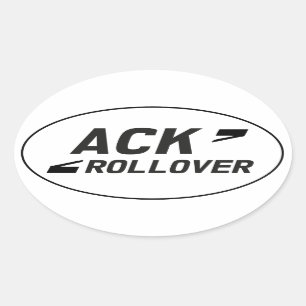 ACK oval Sticker