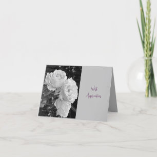 Acknowledgement condolences sympathy card