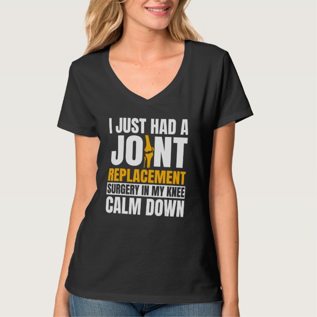 ACL Surgery Knee Replacement Reconstruction Orthop T-Shirt (Front)