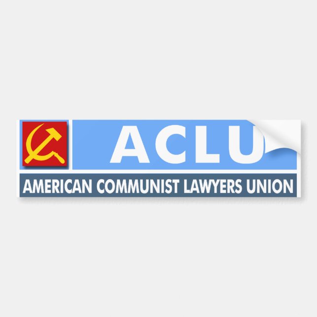 ACLU: American Communist Lawyers Union Bumper Sticker (Front)