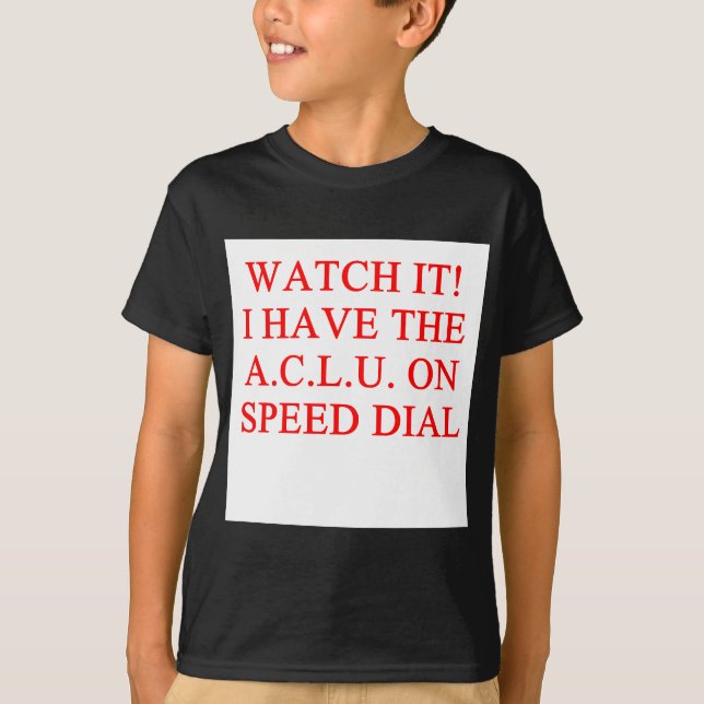ACLU joke T-Shirt (Front)