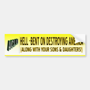 ACLU THEME BUMPER STICKER