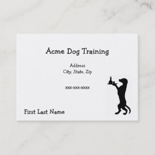 Acme Dog Training Business Card