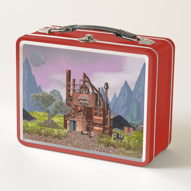 acme industries metal lunch box (Front)