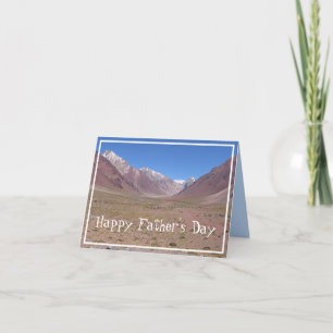 Aconcagua National Park Fathers Day Card