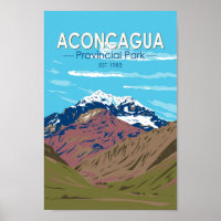 Aconcagua Provincial Park Argentina Travel Vintage