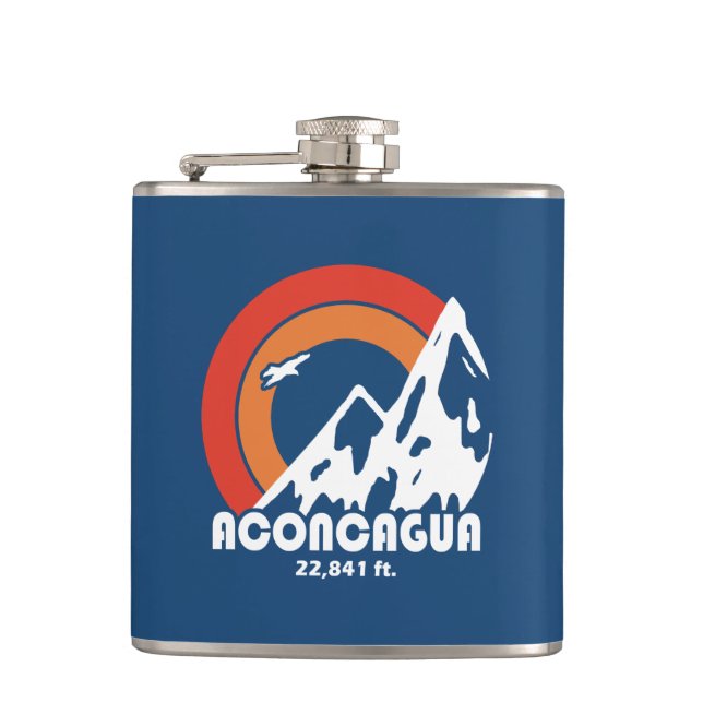 Aconcagua Sun Eagle Hip Flask (Front)