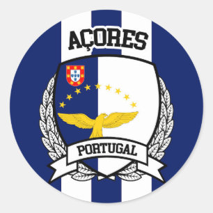 Açores Classic Round Sticker