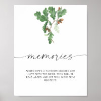 Acorn branch - memories with the bride