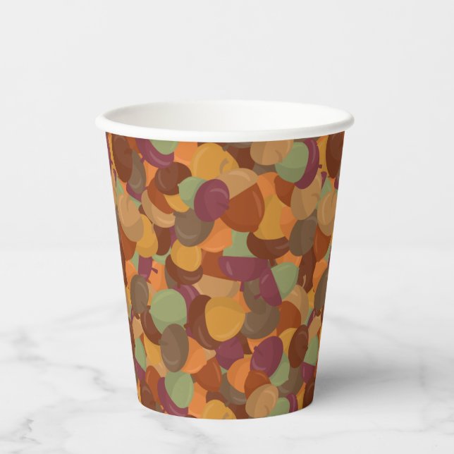 Acorn Camo Paper Cups (Front)