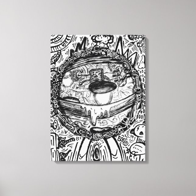 Acorn  canvas print (Front)