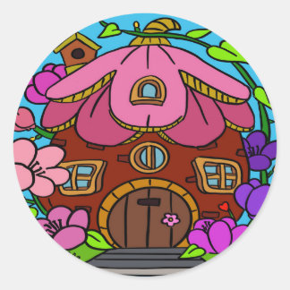 acorn classic round sticker