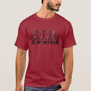Acorn elves as a parody of the Three Wise Monkeys T-Shirt