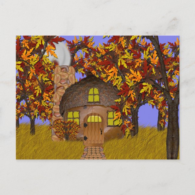 ACORN FAERY COTTAGE Postcard (Front)