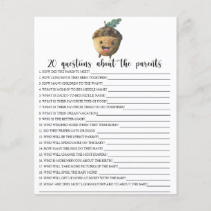 Acorn - games - 20 questions about the parents