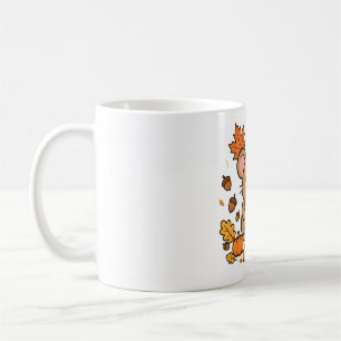 Acorn Harvest Mouse Cute Fall Art Coffee Mug
