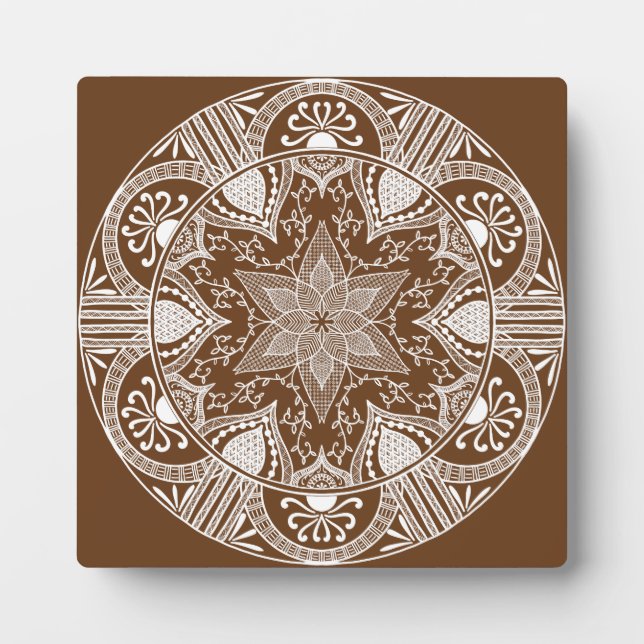 Acorn Mandala Plaque (Front)