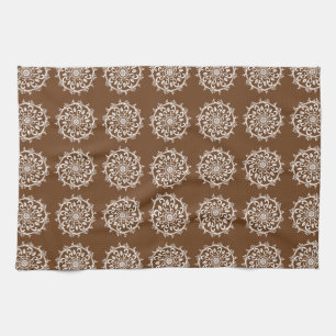 Acorn Mandala Tea Towel