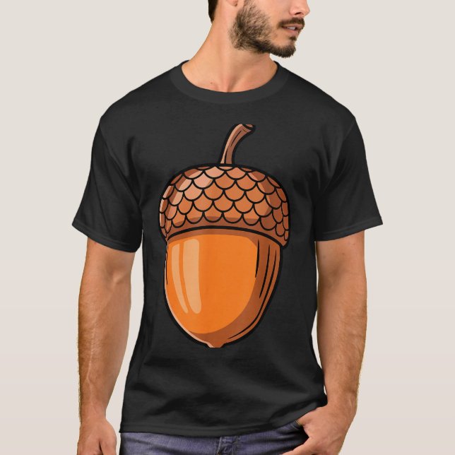Acorn Shirt Adult Men Women Kids Brown Oaknut Cost (Front)