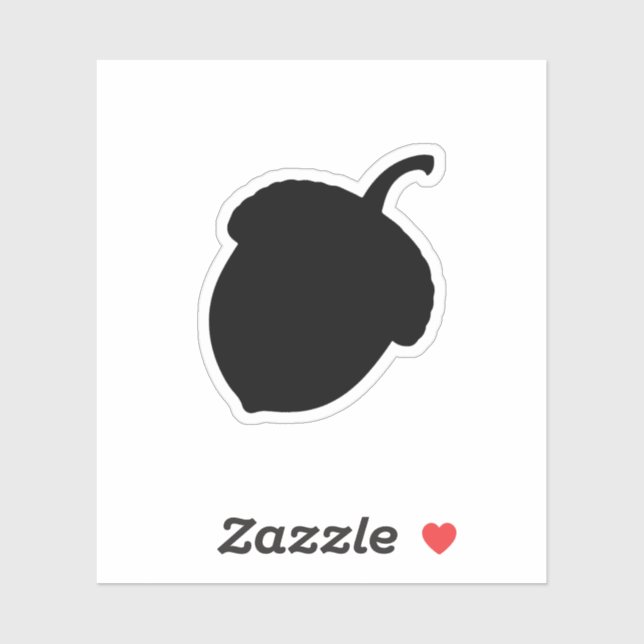 Acorn silhouette  (Sheet)