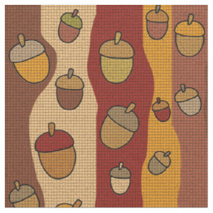 Acorn Stripes Tiled Fabric