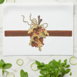 Acorn Tea Towel