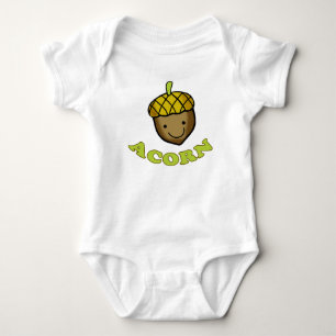 Acorn to Pair with Oak Tree for Fathers Day Baby Bodysuit