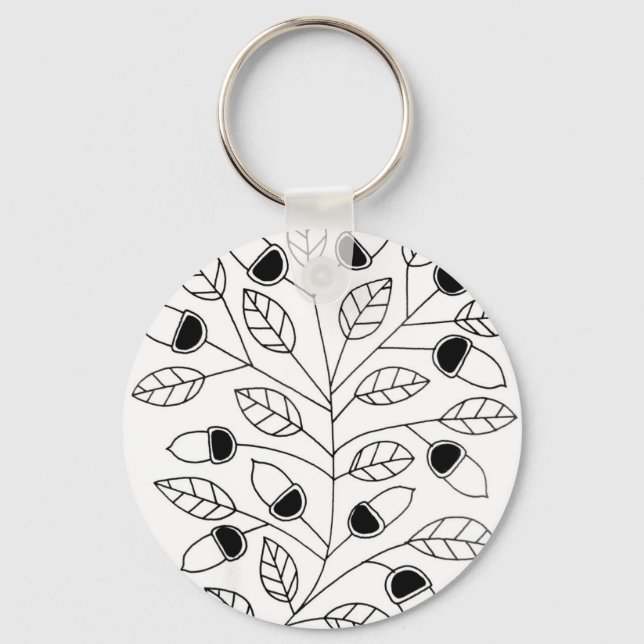 Acorn Tree Key Ring (Front)