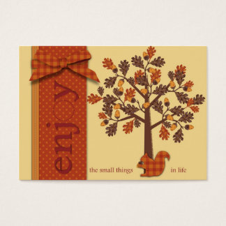 Acorn Tree with Squirrel for Thanksgiving