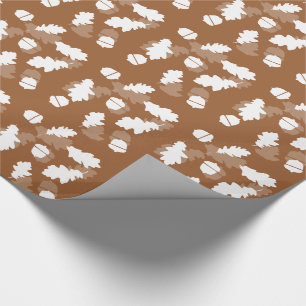 Acorn Wrapping Paper Masculine Gift Wrap for Men