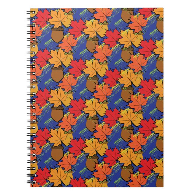 Acorns and leaves I Notebook (Front)