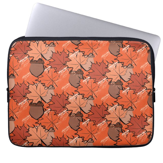 Acorns and leaves II Laptop Sleeve (Front)