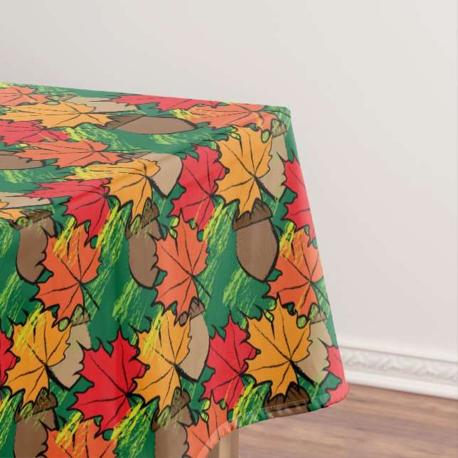 Acorns and leaves III Tablecloth (In Situ)