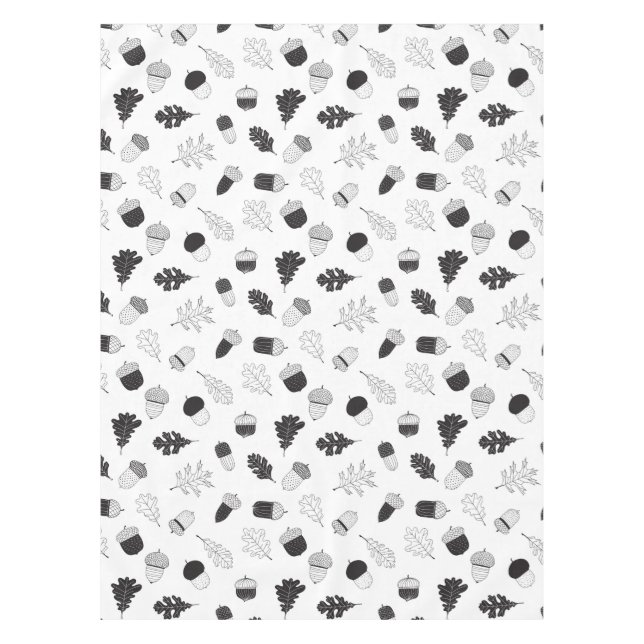 Acorns and leaves tablecloth (Front)