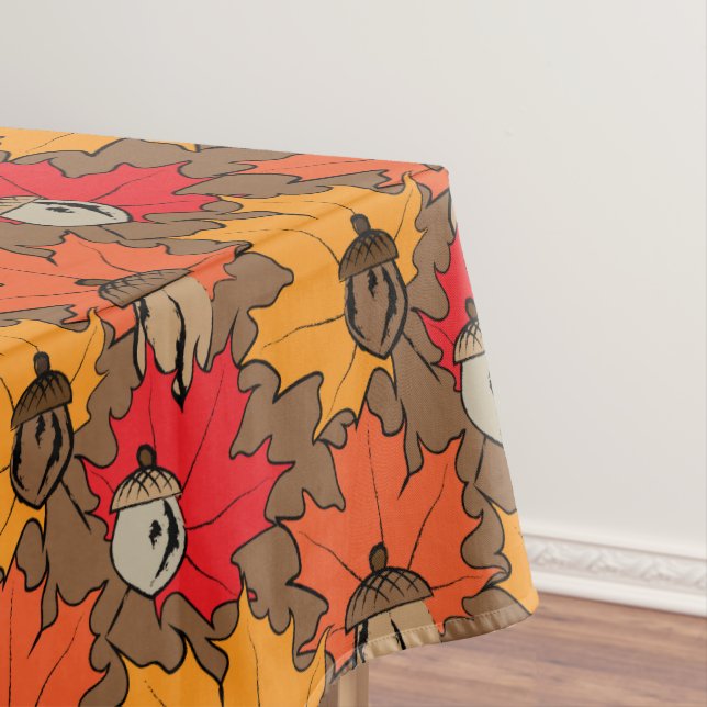Acorns and leaves V Tablecloth (In Situ)