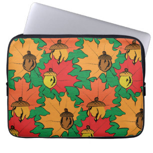 Acorns and leaves VI Laptop Sleeve