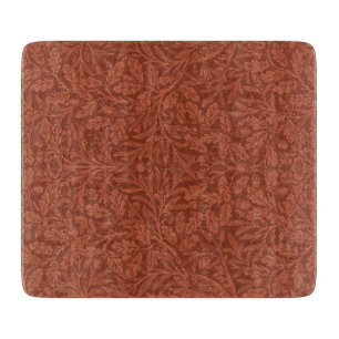 Acorns and Oak Leaves (by William Morris) Cutting Board