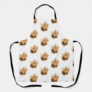 Acorns Autumn Fall  Apron