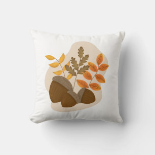 Acorns Autumn Fall Cushion