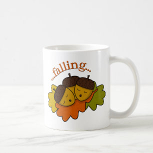 acorns falling (asleep) coffee mug