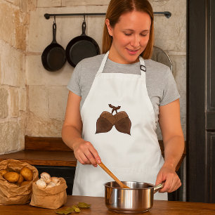 Acorns Rustic Autumn Forest Nature Standard Apron