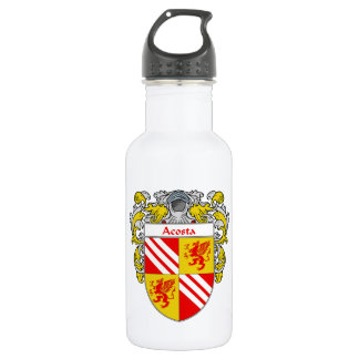 Acosta Coat of Arms/Family Crest: 532 Ml Water Bottle