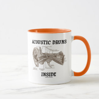 Acoustic Drums Inside (Anatomy Of Human Ear) Mug