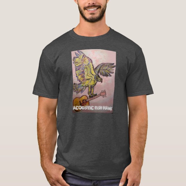 Acoustic Fish Hawk T-Shirt (Front)