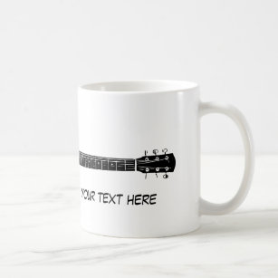 Acoustic Guitar And Your Own Text Coffee Mug