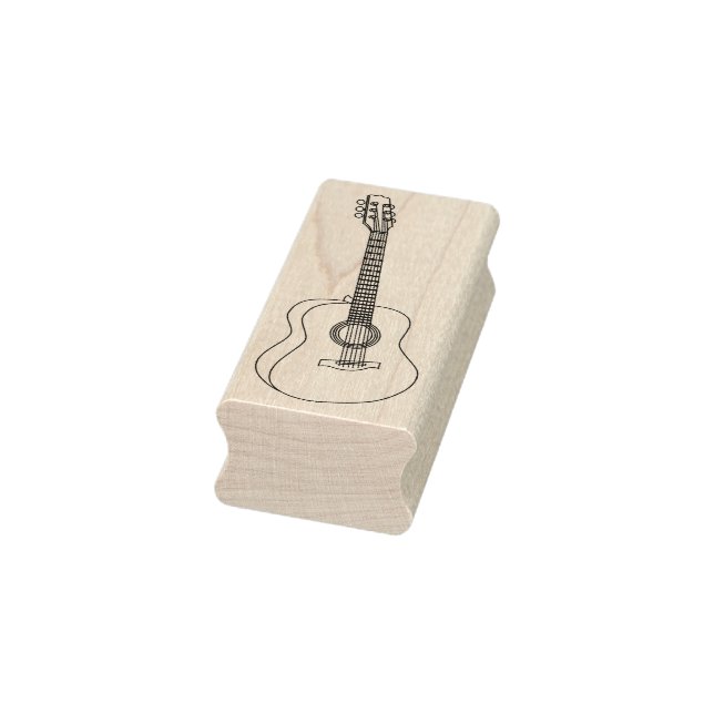 acoustic guitar art stamp (Stamp)