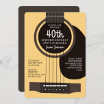 Acoustic Guitar Birthday Party Invitation<br><div class="desc">Acoustic Guitar Birthday Party Invitation,  For a Surprise or Regular Birthday Celebration.</div>